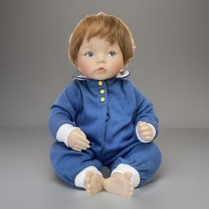 1995 Ashton-Drake Galleries Porcelain Baby Boy Doll by Dianna Effner #3103FE